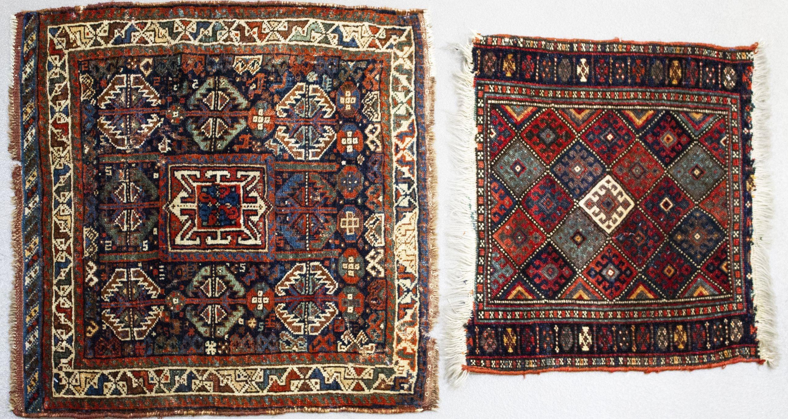 Deux petits tapis, l'un Lori, l'autre Qashqai, Iran