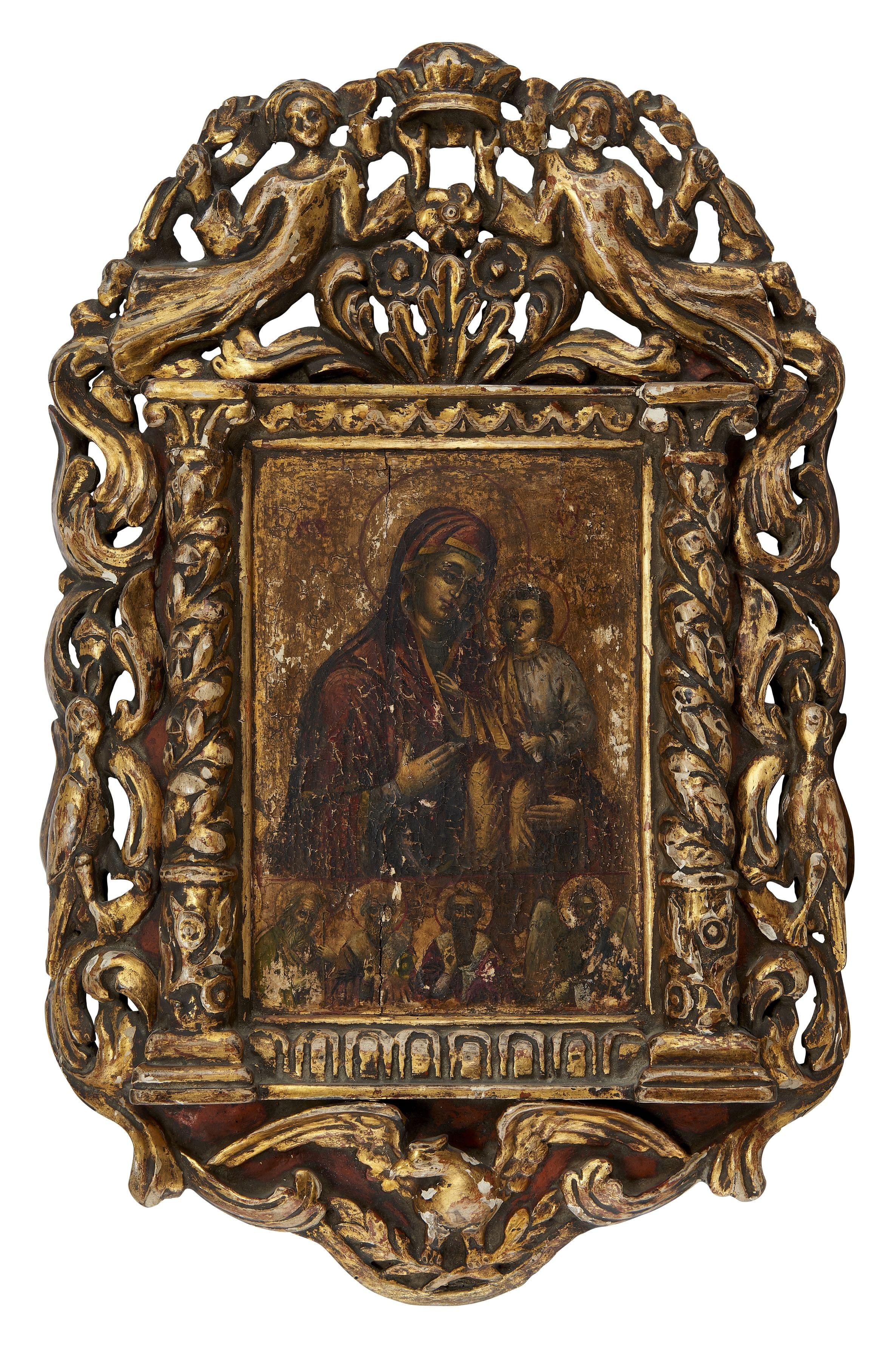 Vierge à l'Enfant et quatre saints