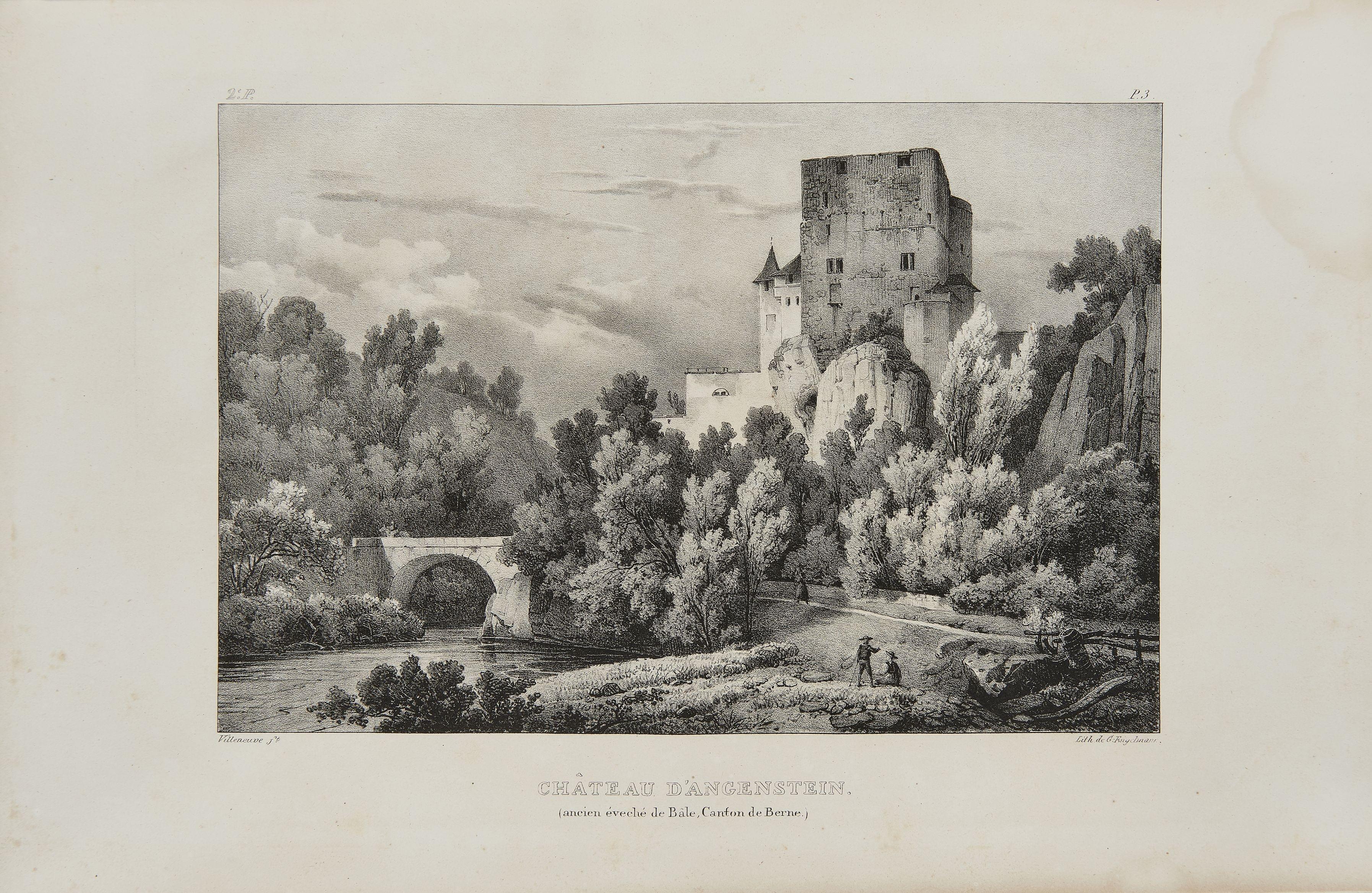 HELVETICA. SAZERAC et GOOGLEMAN et VILLENEUVE: Lettres sur la Suisse. Paris, Engelmann, 1823-1832; 