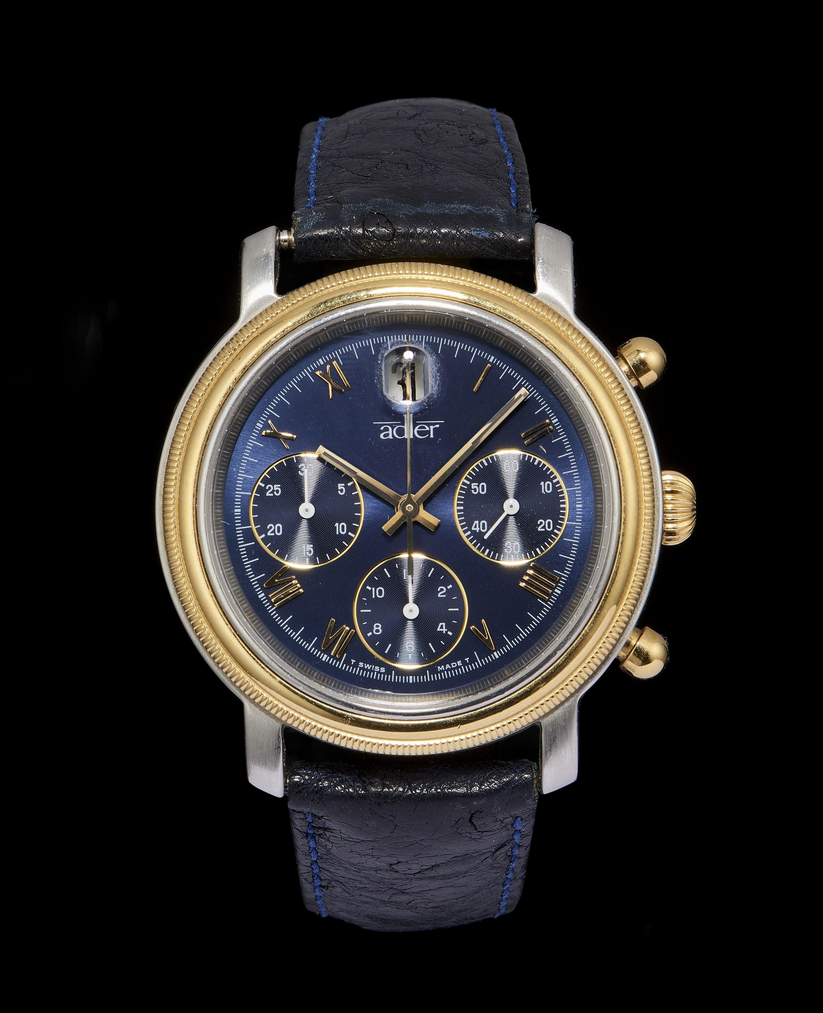 Adler, montre ronde automatique chronographe
