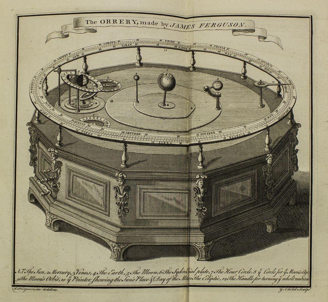 FERGUSON: Astronomy explained upon Sir Isaac Newton's principles…Londres, Chez l'Auteur, 1756