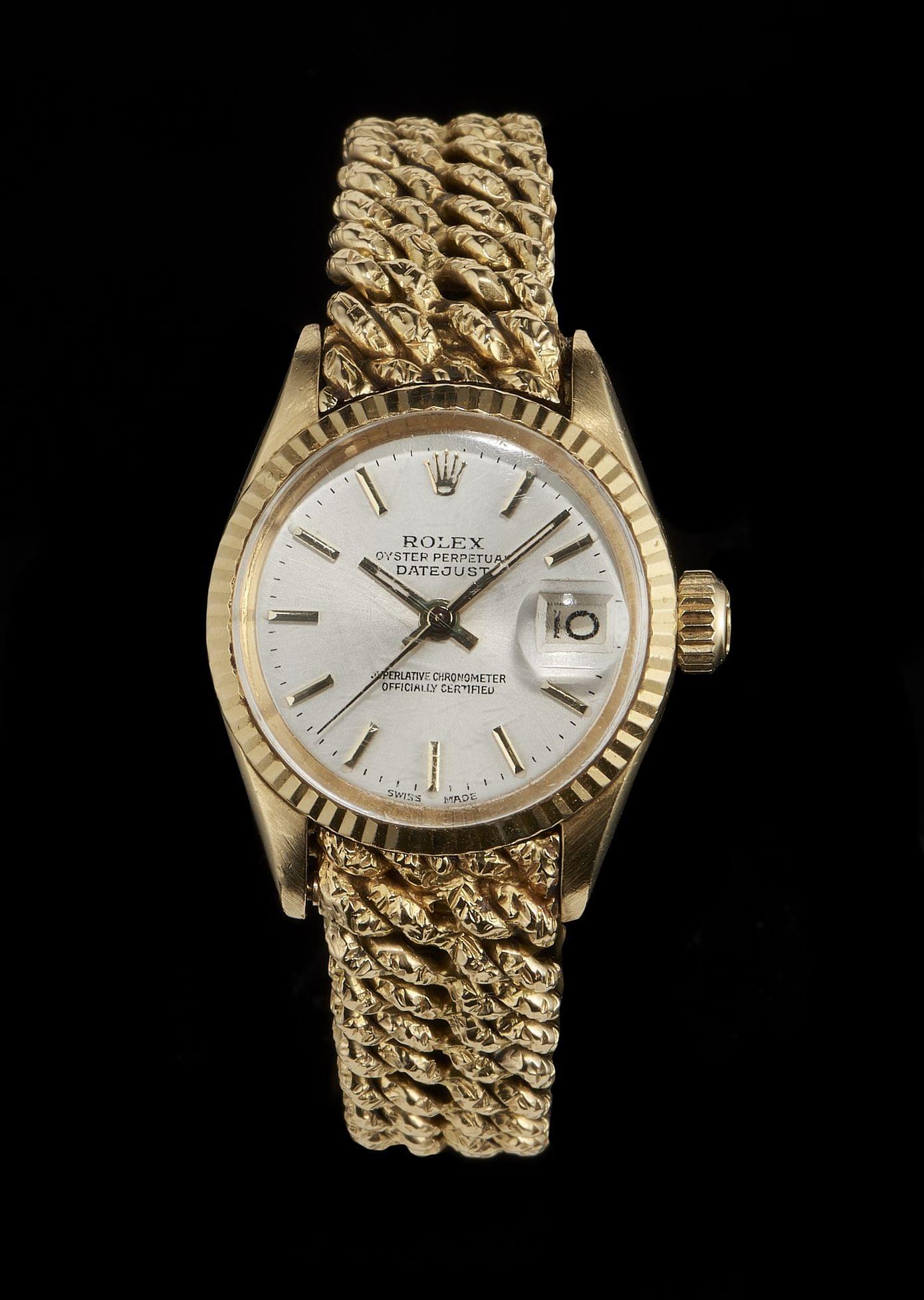 Rolex, Oyster Perpetual Datejust, montre-bracelet ronde automatique